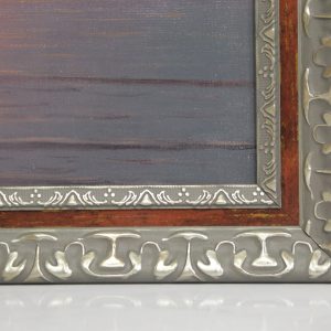 Картина маслом «Рассвет в бухте» холст/масло, в багетной раме, размер 45*70