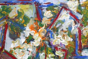 Картина «Май» холст/масло, в деревянной раме, размер 43*47
