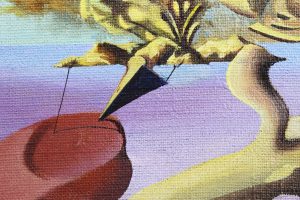 Картина маслом «Дали №5» холст/масло, в багетной раме, размер 30*40