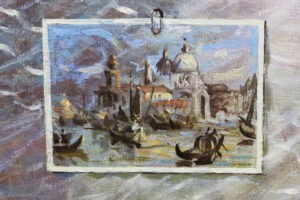 Картина маслом «Ностальгия о Венеции» холст/масло, в деревянной раме, размер 60*80