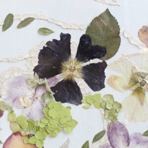 Картина «Зимнее вдохновение» акрил/засушенные цветы, в алюминиевой раме, размер 50*60