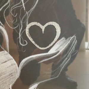 Картина «Любовь» /Графика/Карандаш/декор/бумага/деревянная рама/стекло/размер 50*60