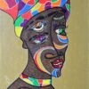 Картина «Яркая Невеста» из серии « AfroFaceStyle» Оргалит на подрамнике/флуакрил, лак, без рамы, размер 40*50 Картина «Яркая Невеста» из серии « AfroFaceStyle» Оргалит на подрамнике/флуакрил, лак, без рамы, размер 40*50