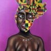 Картина «Яркая Невеста» из серии « AfroFaceStyle» Оргалит на подрамнике/флуакрил, лак, без рамы, размер 40*50 Картина «Яркая Невеста» из серии « AfroFaceStyle» Оргалит на подрамнике/флуакрил, лак, без рамы, размер 40*50