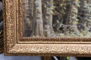 Картина «Ратуша» (Могилев) холст/масло, в багетной раме, размер 70*105
