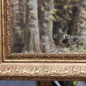 Картина «Ратуша» (Могилев) холст/масло, в багетной раме, размер 70*105