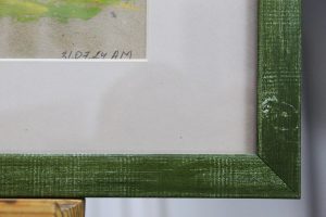 Картина «Вид на ратушу» бумага/пастель, размер 30*40 в рамке