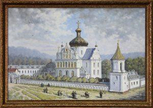 Картина «Подниколье-1» холст/масло, в багетной раме, размер 70*105