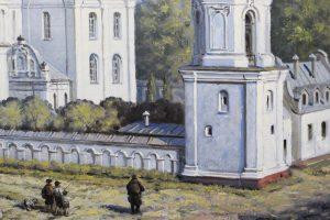 Картина «Подниколье-1» холст/масло, в багетной раме, размер 70*105