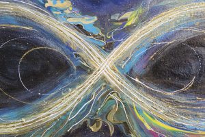 Картина «Вечность» холст/акрил, с дорисовкой по торцу подрамника, размер 50*60