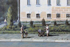 Картина «Музей Масленикова» холст/масло, размер 50*70 в классической багетной раме