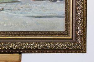 Картина «ДК Швейников» холст/масло, размер 50*70 в классической багетной раме