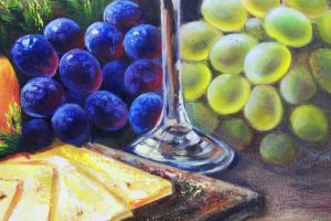 Картина "Вдохновение вкуса" холст/акрил, без рамы, размер 40*50 с дорисовкой по торцу картины Картина «Вдохновение вкуса» холст/акрил, без рамы, размер 40*50 с дорисовкой по торцу картины