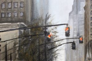 Картина «Нью-Йорк» холст/масло, с дорисовкой по торцу подрамника, размер 40*50