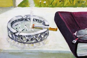 Картина «Майский вечер» холст/масло, размер 60*80 в деревянной раме