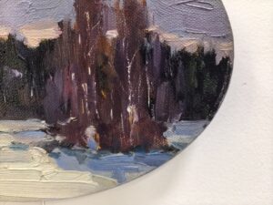 Картина "Февраль" холст/масло, размер 20*30 Картина «Февраль» холст/масло, размер 20*30