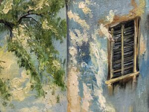 Картина "Окно в Италию" холст/масло, размер 50*40 Картина «Окно в Италию» холст/масло, размер 50*40