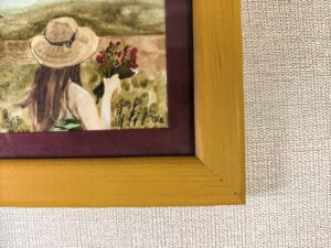 Картина «Лето» бумага/акварель/паспарту, в деревянной раме со стеклом, размер 7*7/2026 год