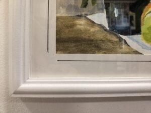 Картина "Персики и цветы" бумага/акварель, размер 21*30 в деревянной раме Картина «Персики и цветы» бумага/акварель, размер 21*30 в деревянной раме