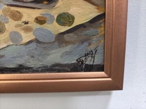 Картина «Бублики с молоком» холст/масло, в раме из МДФ, размер 40*50 Картина «Бублики с молоком» холст/масло, в раме из МДФ, размер 40*50