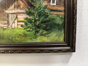 Картина «Сентябрь» холст на оргалите/масло, в багетной раме, размер 30*40