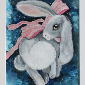 Картина "Пушистый сон" МДФ/акрил/поталь/лак, в деревянной раме, размер 40*55 Художник Красницкая Оксана. Галерея картин в интернет-магазине Vrame.by. Доставкой товаров в любой регион Беларуси.Онлайн - Галерея бесконтактной продажи ТЦ Атриум Vrame.by